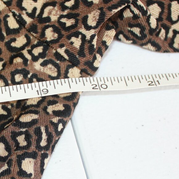 #507 Chico's Travelers Leopard Print Dress Size 2 (12) - Picture 7 of 9